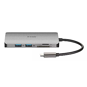 D-LINK USB-C 6-port USB 3.0 hub HDMI