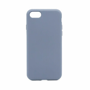 Connect Apple iPhone 7/8/SE2020/SE2022 Премиальный мягкий сенсорный силиконовый чехол лавандово-серого цвета