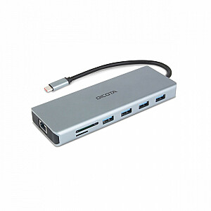 Док-станция USB-C 13 в 1 4K HDMI/DP PD 100 Вт