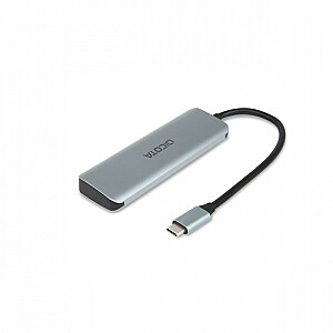 USB-C centrmezgls, 4 W 1, liela ātruma 10 Gbps centrmezgls