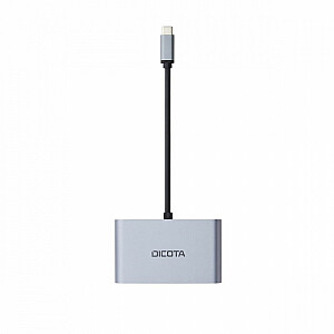 Dokstacija USB-C 5-in-1 4K HDMI/DP PD 100W