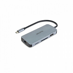 Концентратор USB-C 8 Вт 1 Мульти Хаб 4K PD 100 Вт