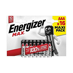Energizer Power AAA 16 Pack Pakarināms