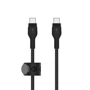 Гибкий USB-кабель Belkin BOOST^CHARGE PRO, 2 м, USB 2.0 USB C, черный