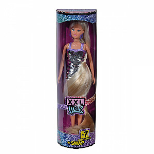 Длинноволосая кукла Штеффи XXL Hair с пайетками