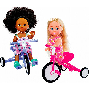 Evi Love lelles Draugi uz velosipēdiem