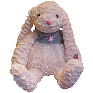 Талисман кролика Рози, розовый, 32 см