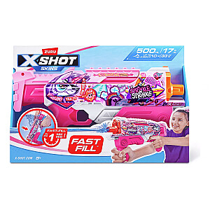 XSHOT ūdens pistole Fast-Fill Skins Pink Party, 118135(11854E)