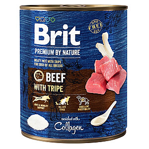 BRIT Premium by Nature Liellopu gaļa ar putru - Mitrā suņu barība - 800 g