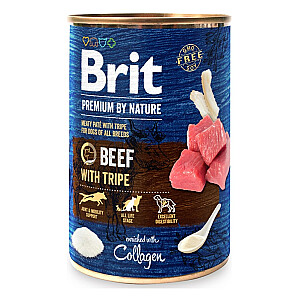 BRIT Premium by Nature Говядина с рубцом - Влажный корм для собак - 400 г