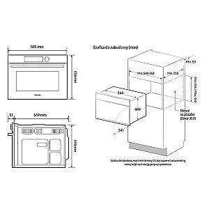 Встраиваемая микроволновая печь NQ5B4513IBK