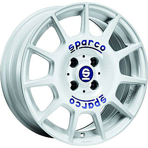 Sparco Terra White Blue Lettering 7,5x17 5x100 ET48 CB63,3 60° 610 кг W29047500G7 Sparco