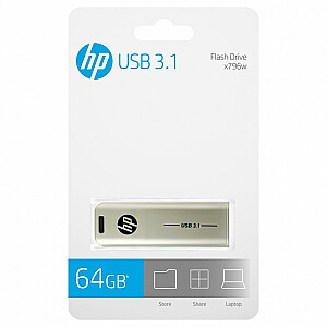 Zibatmiņas disks 64 GB USB 3.1 HPFD796L-64