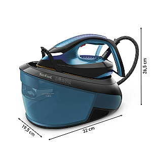 Tefal Express Vision SV8151 2800W 1,8L Durilium AirGlide Autoclean Zole zila, melna