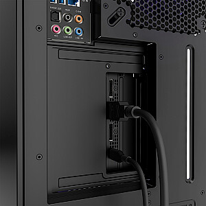 NZXT PCIE 4.0 stāvvada komplekts — melns