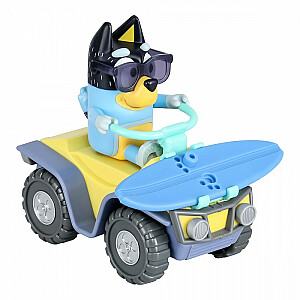 Mini Bluey Beach transportlīdzekļa figūru komplekts