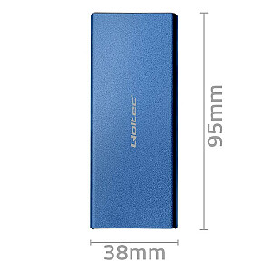 Жилье | Отсек для SSD-накопителя M.2 | САТА | НГФФ | USB 3.0 | Суперскорость 5 Гбит/с | 2 ТБ | Синий