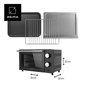 Mini cepeškrāsns Taurus Horizon 10 (10L; 650W)