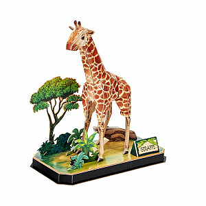 3D mīklu dzīvnieki - žirafe