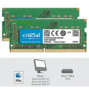 Память DDR4 SODIMM для Apple Mac 16 ГБ (2*8 ГБ)/2666 CL19 (8 бит)