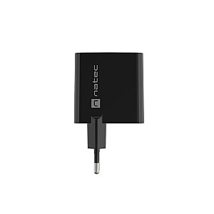 Ribera GAN 1X USB-A + 1X USB-C 45 Вт зарядное устройство Черный