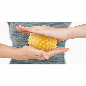 Мяч для массажа и фитнеса 9,5 см NS-957 желтый