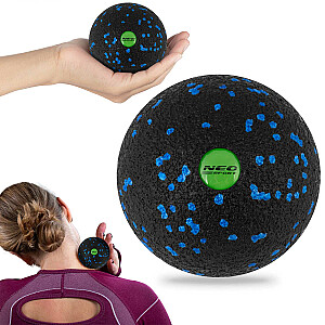 Мяч для массажа и фитнеса NS-965 черно-синий