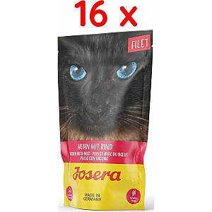 Josera Karma Vistas fileja ar liellopa gaļu 16x70g