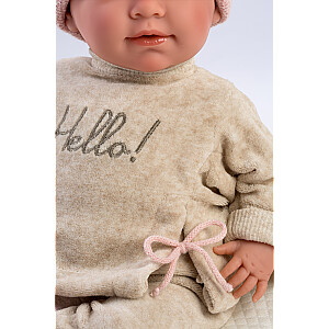 Кукла младенец Мими 42 см (одеяло, с соской, мягкое тело) Испания LL17420