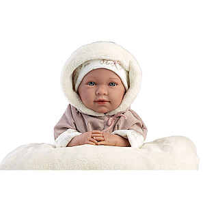 Кукла младенец Лала 42 см (подушка, плачет, говорит, с соской, мягкое тело) Испания LL74106
