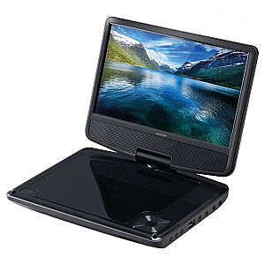 Pārnēsājams DVD atskaņotājs, SPV 2920 BLACK, 9 collu grozāms TFT LCD displejs