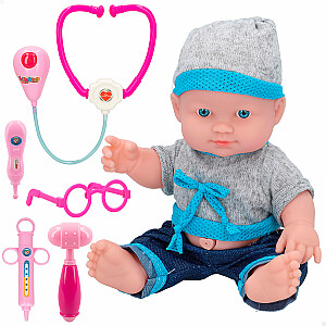 Кукла со звуком и аксессуарами доктора мальчик/девочка 24 см CB49071