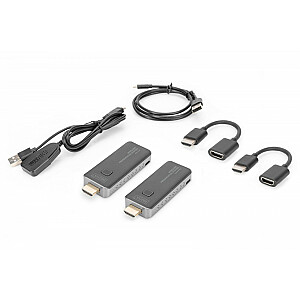 HDMI pagarinātājs/pagarinātājs prezentācijai, bezvadu, 50m, 1080p, 60Hz, 5GHz (komplekts)