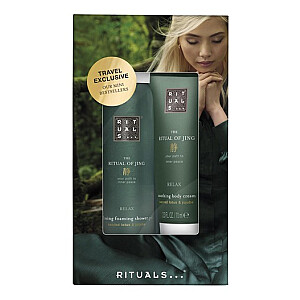 Эксклюзивные бестселлеры для путешествий The Ritual The Ritual Of Jing Exclusive Travel Bestsellers The Ritual Of Jing Relax Soothing Body Cream 70 ml + The Ritual Of Jing Relax Calming Foaming Shower Gel 50 ml