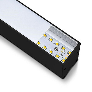 V-TAC Светодиодный линейный светильник SAMSUNG CHIP 40Вт Для подключения Подвесной Черный 120см VT-7-40 4000К 3270лм
