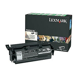 Lexmark T650A11E tonera kasetne 1 gab. Oriģināls melns