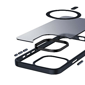 Чехол Hybrid Frost MAG для iPhone 15 Pro MagSafe Case, темно-синий