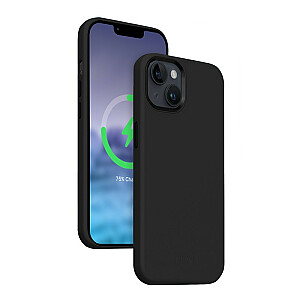 Цветной чехол LUX Magnetic для iPhone 15 Plus MagSafe Black Case