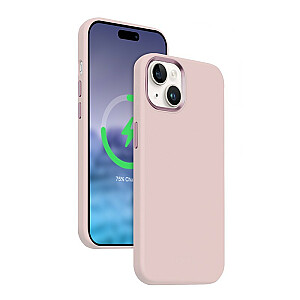 Цветной чехол LUX Magnetic Case MagSafe Pink для iPhone 15 Plus