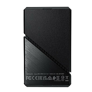 Ārējais SSD SE920 4 TB USB4C 3800/3700 MB/s, melns