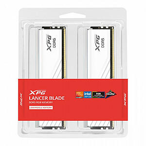 XPG Lancer Blade DDR5 6000 64 ГБ (2x32) памяти CL30 WHT