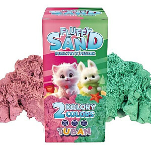 Fluffy Sand - розово-зеленый набор