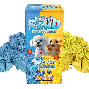 Fluffy Sand - zils un dzeltens komplekts