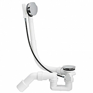 Сифон для ванны Simplex с кабелем 40/50х725мм, хром