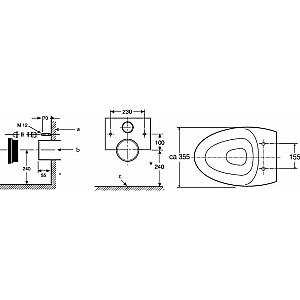 Tualete Ifo Sign sienas 6875.