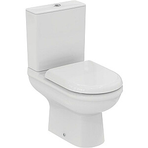 Ideāls standarta EXACTO grīdas tualete ar 4/2,5 l skalošanas kasti un Soft-Close vāku