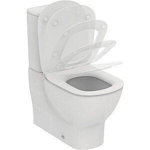 Ideāls standarta ECACTO grīdas tualete ar 4/2,5 l skalošanas kasti un Soft Close vāku