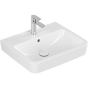 Раковина для ванной комнаты O.novo, 550 x 460 x 175 мм, белая, с переливом, неполированная