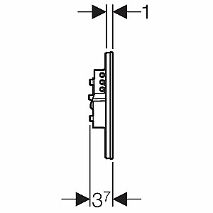 Кнопка Geberit Sigma80