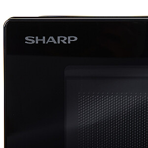Sharp sadzīves tehnika R-200BKW mikroviļņu krāsns darba virsma 20L 800W melna